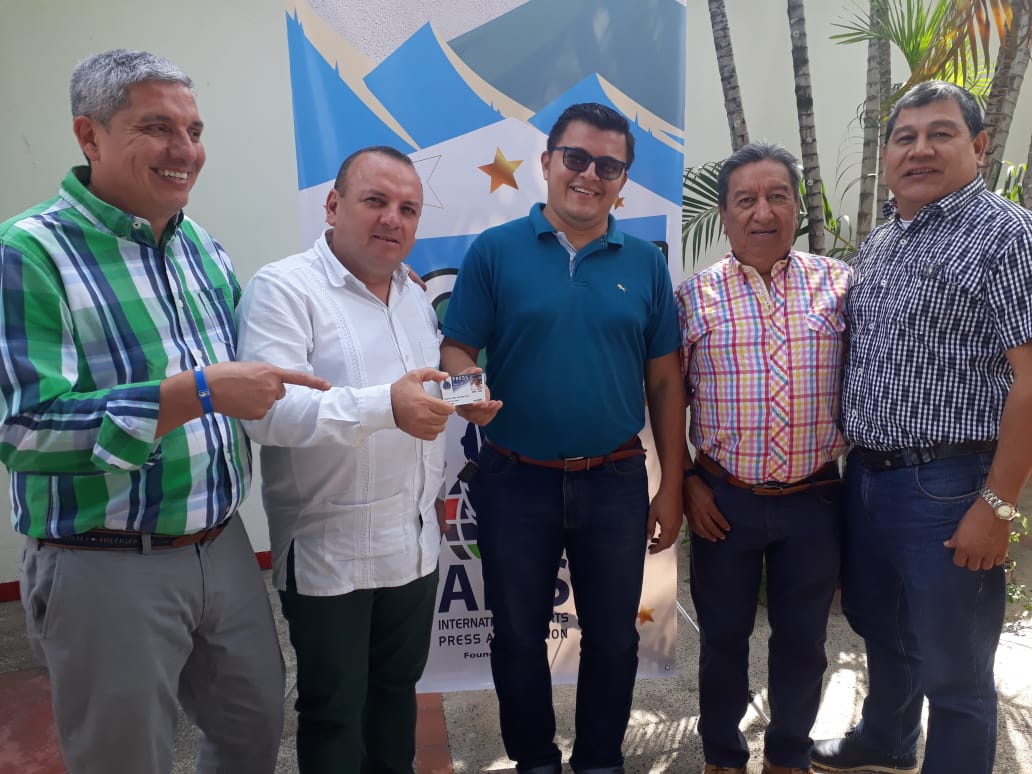 Henry Rubiano, Faiver Hoyos; presidente ACORD Colombia, Felipe González, Luis Pérez, Rubén Guzmán.